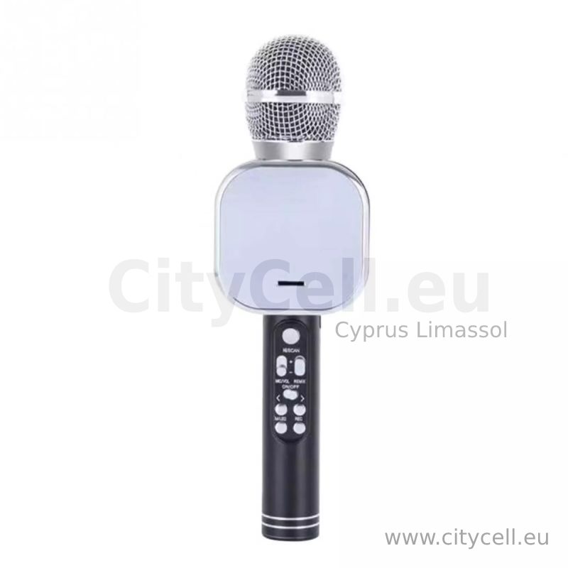 Karaoke microphone buy in Cyprus Limassol CityCell ShishaPuff RamRoum Black