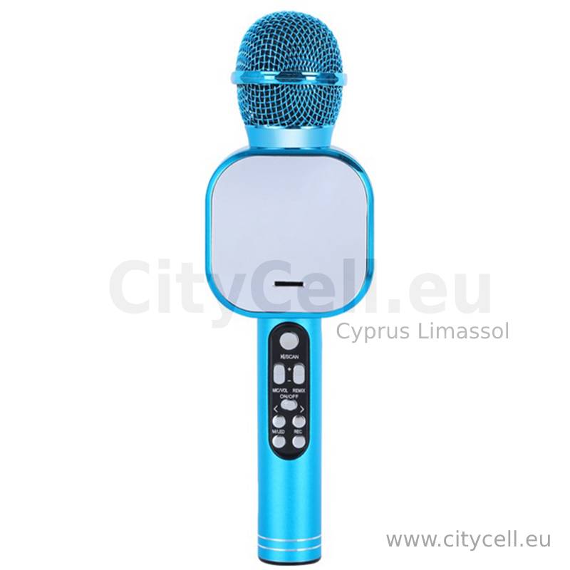 Karaoke microphone buy in Cyprus Limassol CityCell ShishaPuff RamRoum BLUE