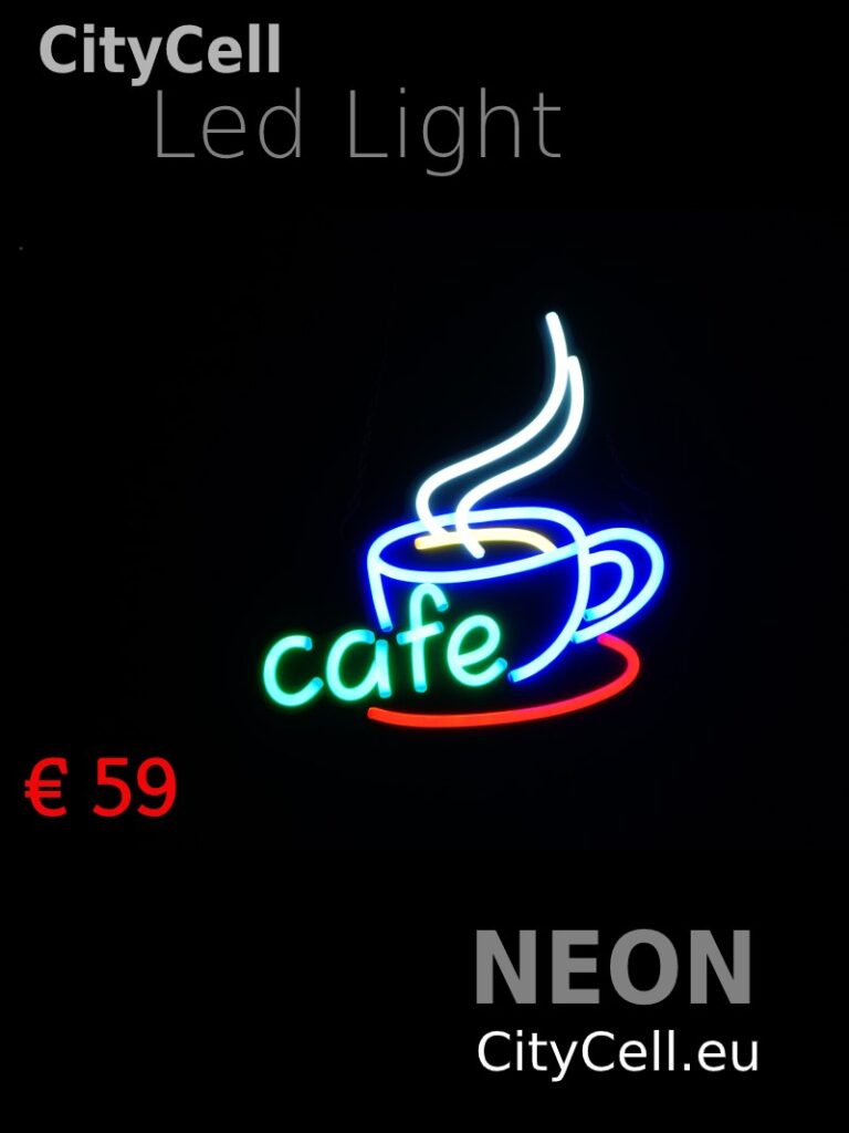 coffe led advertising citycell cyprus limassol 1