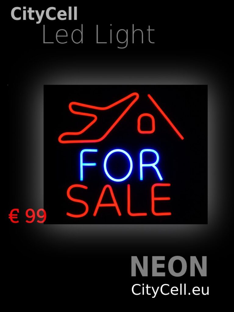for sale neon led advertising citycell cyprus limassol 1